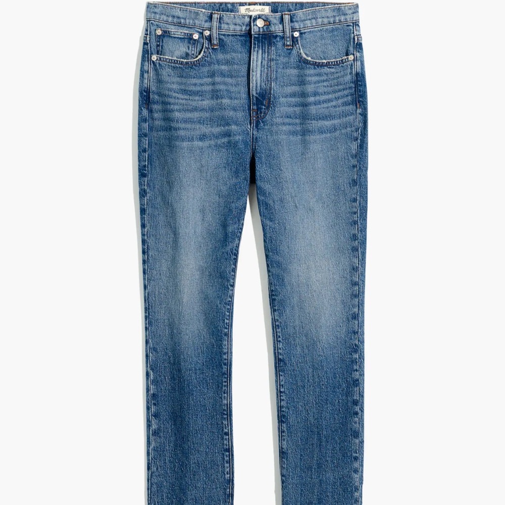 Madewell High-Rise Slim Boyjean in Lavern Wash